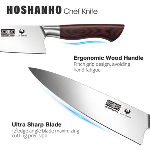 Fillet Knife 7 Inch, Professional High Carbon Stainless Steel Boning Knife for Meat, Ultra Sharp Japanese Fish Fillet Knives with Ergonomic Wood Handle