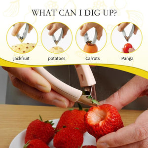 Multifunctional Pineapple Eye Remover, 2024 New Pineapple Corer and Slicer Pineapple Cutter, Premium Pineapple Peeler Quickly Cut and Remove Stems From Fruits Strawberry Stem Remover Tool (2)