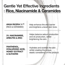 Load image into Gallery viewer, ANUA RICE CERAMIDE 7 HYDRATING BARRIER SERUM, Brightening, Hydrating Serum for Face, Rice, Hyaluronic Acid, Niacinamide, Fragrance-free, Non comodogenic, Glass Skin, Korean Skin Care, 50ml/1.69fl.oz.