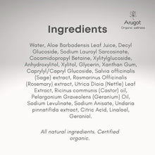 Load image into Gallery viewer, Organic Shampoo, Made in Israel | Moisturizes and Strengthens Damaged Hair, Nourishes Scalp for Growth - Anti Thinning &amp; Volumizing for Men &amp; Women - 16.9 fl oz.