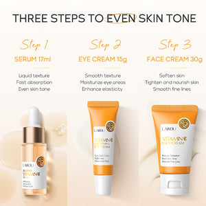 Skin Care Set Vitamin C Women Beauty Gift Sets Skin Care Kit with Cleanser, Toner, Serum, Eye Cream, Face Cream Travel Kit for Women Teen Girls Mom Daughter Birthday TSA-friendly Sizes 5pcs