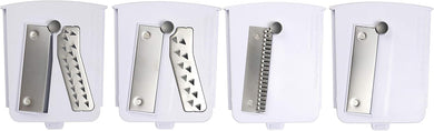 Pack of 4 Premium Blades for Brieftons 5-Blade Spiralizer (BR-5B-02), Brieftons 7-Blade Spiralizer, and Brieftons 10-Blade Spiralizer