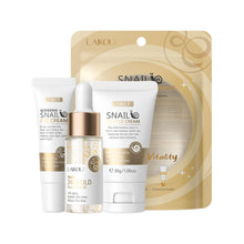 Load image into Gallery viewer, Korean Skin Care, Skin care set, Skin Care Kit Snail and Ginseng with Cleansing Gel, Toner, Eye Cream, Serum, Essence Cream 5pcs for Women Teen Girls Mom Daughter Mother&#39;s Day Birthday