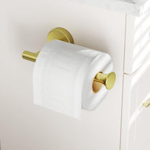 Load image into Gallery viewer, Toilet Paper Holder Wall Mount Bathroom Paper Roll Holder Tissue Handle Stainless Steel for Farmhouse Kitchen Gold