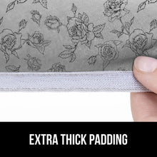 Load image into Gallery viewer, Ironing Board Cover and Pad, Silicone Coating, Thick Scorch Resistant Padding, Heavy Duty Iron Covers Standard Boards, Hook and Loop Fastener Strap, Silver, 15x54