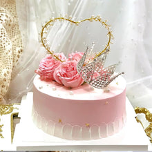 Load image into Gallery viewer, Gold Crown Cake Topper, 6 Pieces Happy Birthday Cake Toppers, Princess Crown Cake Decorations, Mini Crowns for Flower Arrangements, Birthday, Wedding, Party Decor (Gold-Ⅰ, 6)