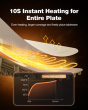 Load image into Gallery viewer, Food Warming Mat, iTRUSOU Electric Warming Tray Full Surface Heating to Keep Food Warm or Thawing, Versatile Food Warmer with 3 Temperature Setting for Parties Buffets Gatherings Holidays Daily Use