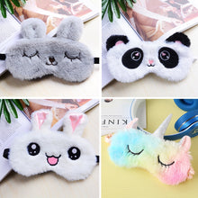 Load image into Gallery viewer, 6PCS Sleep Mask Cute Cartoon Eye Mask for Girls Kids Women Eye Covers