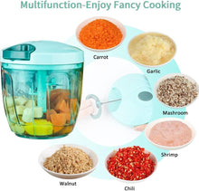 Load image into Gallery viewer, Manual Food Chopper, Hand Pull String Vegetable Slicer Onions Cutter, BPA free food safe material