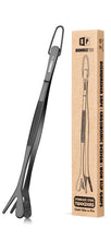 Load image into Gallery viewer, Fine Long Tweezers Tongs Professional Black, 10-Inch Stainless Steel for Kitchen, Food, Cooking, Repairing, Sea food and BBQ (SILVER)