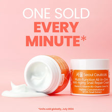 Load image into Gallery viewer, SeoulCeuticals Korean Skin Care 97.5% Snail Mucin Moisturizer Cream - K Beauty Skincare Day &amp; Night Snail Repair Cream Filtrate Cruelty Free 2oz