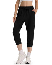 Load image into Gallery viewer, TNNZEET Women's Joggers with Pockets - High Waisted Sweatpants Tapered Leg Drawstring Lightweight Athletic Pants