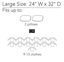 Load image into Gallery viewer, SpaceAid Jumbo Vacuum Storage Bags, Space Saver Sealer Compression Bags for Comforters, Blankets, Pillows, Bedding, Clothes (X-Large 3 Pack)