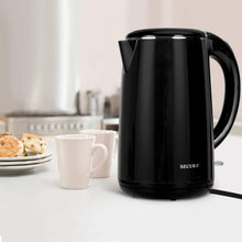 Load image into Gallery viewer, Secura Original Stainless Steel Double Wall Electric Water Kettle 1.8 Quart with Auto Shut-Off &amp; Boil-Dry Protection, Black Onyx SWK-1701DA/HB-3227B