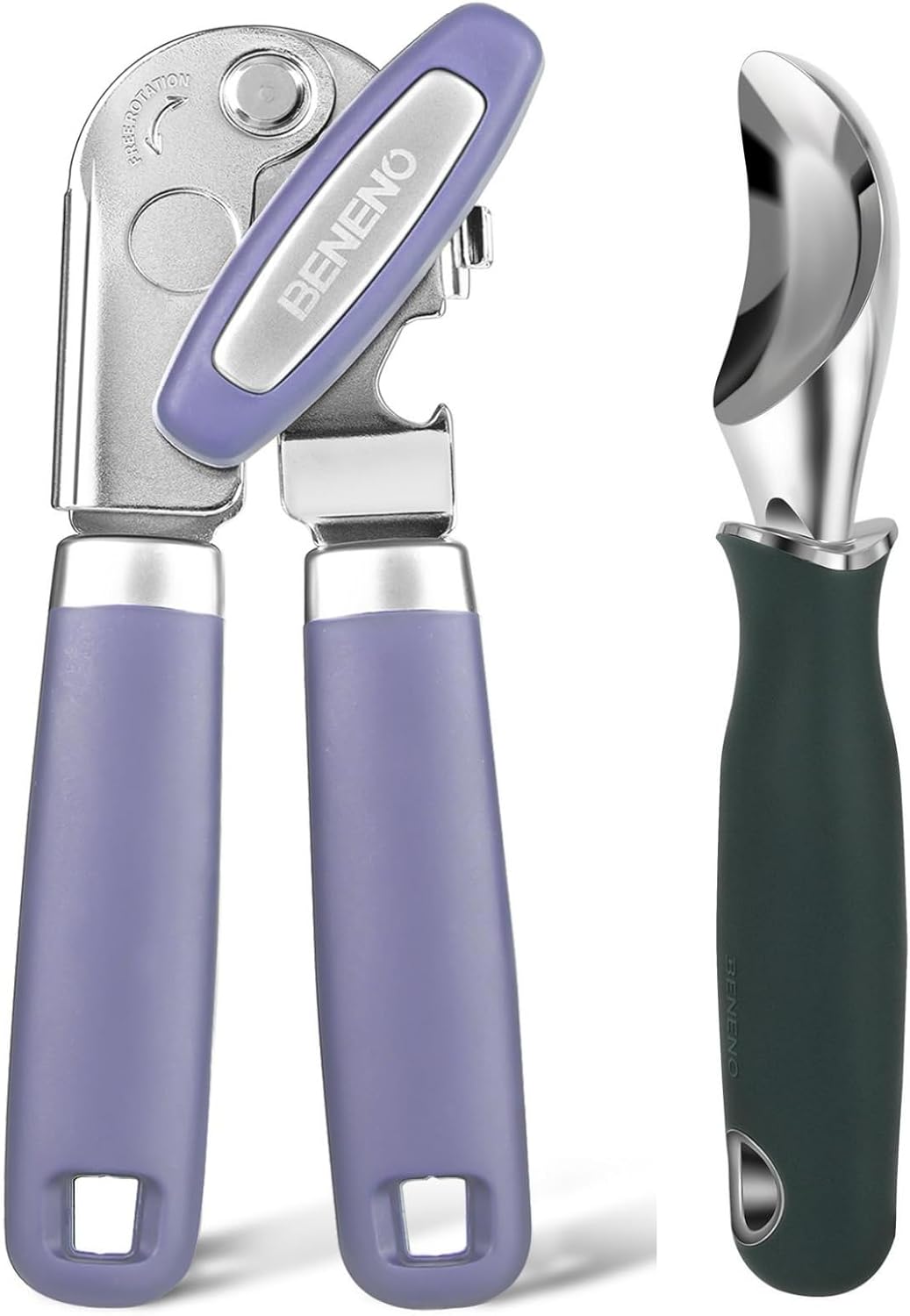 Beneno Can Opener with Ice Cream Scoop Bundle