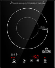 Load image into Gallery viewer, Duxtop Built-in Induction Cooktop, Portable Countertop Burner, Sensor Touch Induction Burner, 170-Minute Timer, Safety Lock, 1800W BT-200T1/8600BI