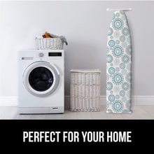 Load image into Gallery viewer, Ironing Board Cover and Pad, Silicone Coating, Thick Scorch Resistant Padding, Heavy Duty Iron Covers Standard Boards, Hook and Loop Fastener Strap, Silver, 15x54