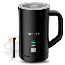 Load image into Gallery viewer, Secura Milk Frother, Electric Milk Steamer Stainless Steel, 8.4oz/250ml Automatic Hot and Cold Foam Maker and Milk Warmer for Latte, Cappuccinos, Macchiato, 120V