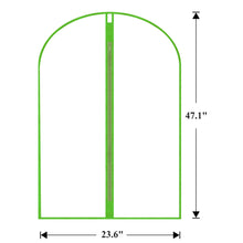 Load image into Gallery viewer, Garment Bags Cover for Hanging Clothes Gowns, 23.6’’×39.1’’,5 Pack Black