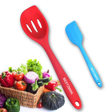 Load image into Gallery viewer, Kitchen Utensil Set - 11 Cooking Utensils - Colorful Silicone Kitchen Utensils - Nonstick Cookware with Spatula Set - Colored Best Kitchen Tools Kitchen Gadgets (Khaki)