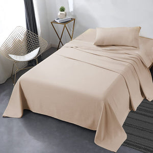 Secura Queen Bed Sheet Set, 4pcs Bedding Sheets & Pillowcases, Soft Microfiber 1800 Thread Count 16" Deep Pocket Luxury Bed Sheets - Hypoallergenic, Wrinkle & Fade Resistant (Black)