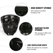 Load image into Gallery viewer, Outamateur Skull Goggle Mask Riding Mask Safety Road Riding UV Motorbike Glasses