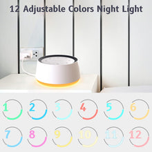 Load image into Gallery viewer, Brown Noise Sound Machine with 30 Soothing Sounds 12 Colors Night Light White Noise Machine for Adults Baby Kids Sleep Machines Memory Function 36 Volume Levels 5 Timers for Home Office Travel