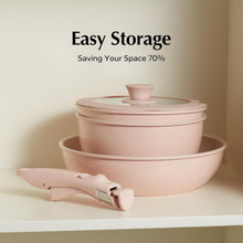 Load image into Gallery viewer, Redchef Removable Handle - Detachable Handle Cookware Replacement, Universal Pot Handle, Ideal Replacement for All Cookware (White Pink)