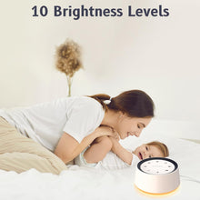 Load image into Gallery viewer, Brown Noise Sound Machine with 30 Soothing Sounds 12 Colors Night Light White Noise Machine for Adults Baby Kids Sleep Machines Memory Function 36 Volume Levels 5 Timers for Home Office Travel