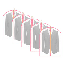 Load image into Gallery viewer, Garment Bags Cover for Hanging Clothes Gowns, 23.6’’×39.1’’,5 Pack Black