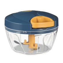 Load image into Gallery viewer, Manual Food Chopper Vegetable Cutter, Hand String Vegetable Chopper Onions Cutter for Vegetable Fruits Nuts BPA Free Food Safe Material, 550ml Gray