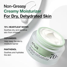 Load image into Gallery viewer, ANUA Heartleaf 70 Intense Calming Cream with Ceramide, Panthenol, Heartleaf extract, Korean Skin care - (50ml /1.69Fl. Oz)