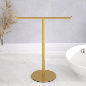 Towel Rack T-Shape Hand Holder for Bathroom,Headband and Lightweight Bathroom Racks,Kitchen Black Holder,Stainless Steel Waterproof Counter Organizer