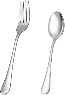 Dinner Forks and Dinner Spoons Bundle,16 Pcs 8