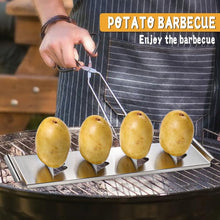 Load image into Gallery viewer, YellRin Stainless Steel Potato Barbecue Rack Potato Baking Stand for Home Kitchen