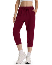 Load image into Gallery viewer, TNNZEET Women's Joggers with Pockets - High Waisted Sweatpants Tapered Leg Drawstring Lightweight Athletic Pants