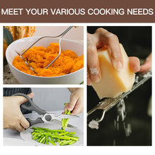 Load image into Gallery viewer, Kitchen Utensils Set-Silicone Cooking Utensils-33pcs Non-Stick Silicone Cooking Kitchen Utensils Spatula Set with Holder-Best Kitchen Cookware with Stainless Steel Handle (Khaki)