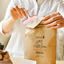 Load image into Gallery viewer, Pack of 8 Bag Clips, Stainless Steel and Heavy Duty Metal Bag Clip,Tightly Seals Chip, Coffee, Bread or Cereal Bags to Keep Food Fresh, for Home, Kitchen, Office, Pantry, Camping (Rose Gold)