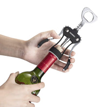 Load image into Gallery viewer, Beneno Wine Opener, Zinc Alloy Premium Wing Corkscrew with Multifunctional Bottles Opener, Sharp Wine Corkscrew with Ergonomic Non-Slip Wing Handle, Upgrade