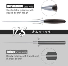 Load image into Gallery viewer, Kitchen Knife in Japanese Steel AUS-10, High-Class Chef&#39;s Knife 8 inch Professional Cooking Knife, Non-slip Ultra Sharp Knife with Ergonomic Handle