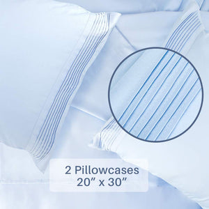 Secura Queen Bed Sheet Set, 4pcs Bedding Sheets & Pillowcases, Soft Microfiber 1800 Thread Count 16" Deep Pocket Luxury Bed Sheets - Hypoallergenic, Wrinkle & Fade Resistant (Black)