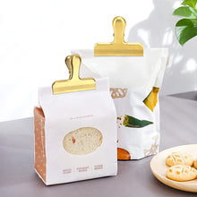 Load image into Gallery viewer, Pack of 8 Bag Clips, Stainless Steel and Heavy Duty Metal Bag Clip,Tightly Seals Chip, Coffee, Bread or Cereal Bags to Keep Food Fresh, for Home, Kitchen, Office, Pantry, Camping (Rainbow)