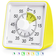 Load image into Gallery viewer, Secura 60-Minute Visual Timer, Classroom Timer, Countdown Timer for Kids and Adults, Time Management Tool for Teaching (Blue &amp; Blue)
