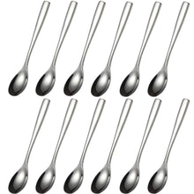Load image into Gallery viewer, Demitasse Espresso Spoons Stainless Steel Mini Coffee Spoons Tea Spoons for Dessert Set of 12