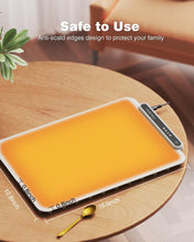 Load image into Gallery viewer, BW450 Off-white Food Warming Mat Bundle with BW701 Beige Electric Warming Tray