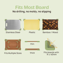 Load image into Gallery viewer, Bamboo Cutting Board with Non-Slip Silicone Feet