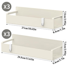 Load image into Gallery viewer, 4 Pack Magnetic Spice Rack Organizer for Refrigerator and Oven, Black Fridge Organizers and Storage for Kitchen