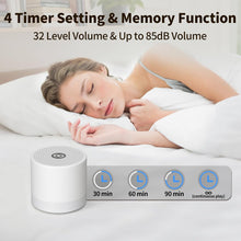 Load image into Gallery viewer, Sound Machine Mini White Noise Machine with 30 Soothing Sounds 4 Timers Memory Function for Newborn Baby Kids Adults Portable Rechargeable Sleep Brown Noise Machine for Travel Camping Home Office