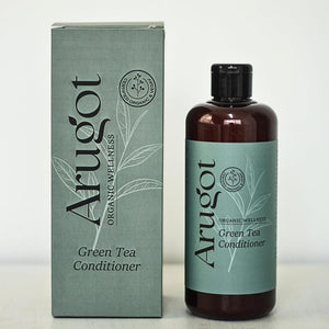 Organic Shampoo & Conditioner - Moisturizing with Hyaluronic Acid and Green Tea - Strength Damaged Hair, Invigorating Scalp, Nourishing - Anti Thinning & Volumizing