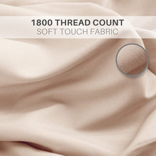 Load image into Gallery viewer, Secura Queen Bed Sheet Set, 4pcs Bedding Sheets &amp; Pillowcases, Soft Microfiber 1800 Thread Count 16&quot; Deep Pocket Luxury Bed Sheets - Hypoallergenic, Wrinkle &amp; Fade Resistant (Black)